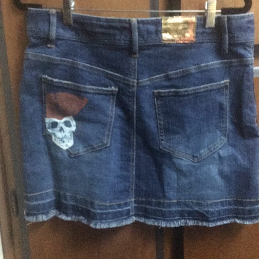 Disney Pirates of Caribbean jean skirt!